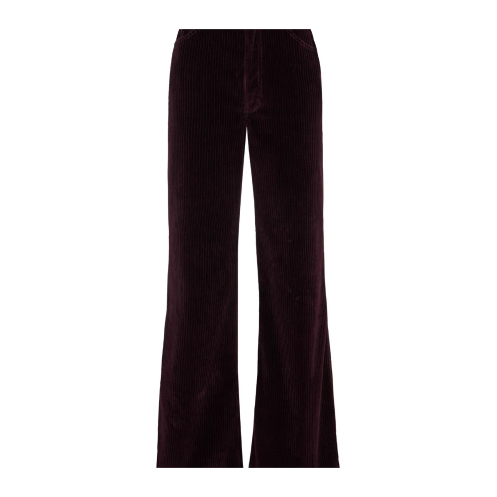 La DoubleJ Flare broek Purple Dames