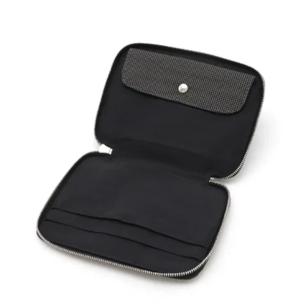 Hermès Vintage Pre-owned Canvas wallets Gray Dames