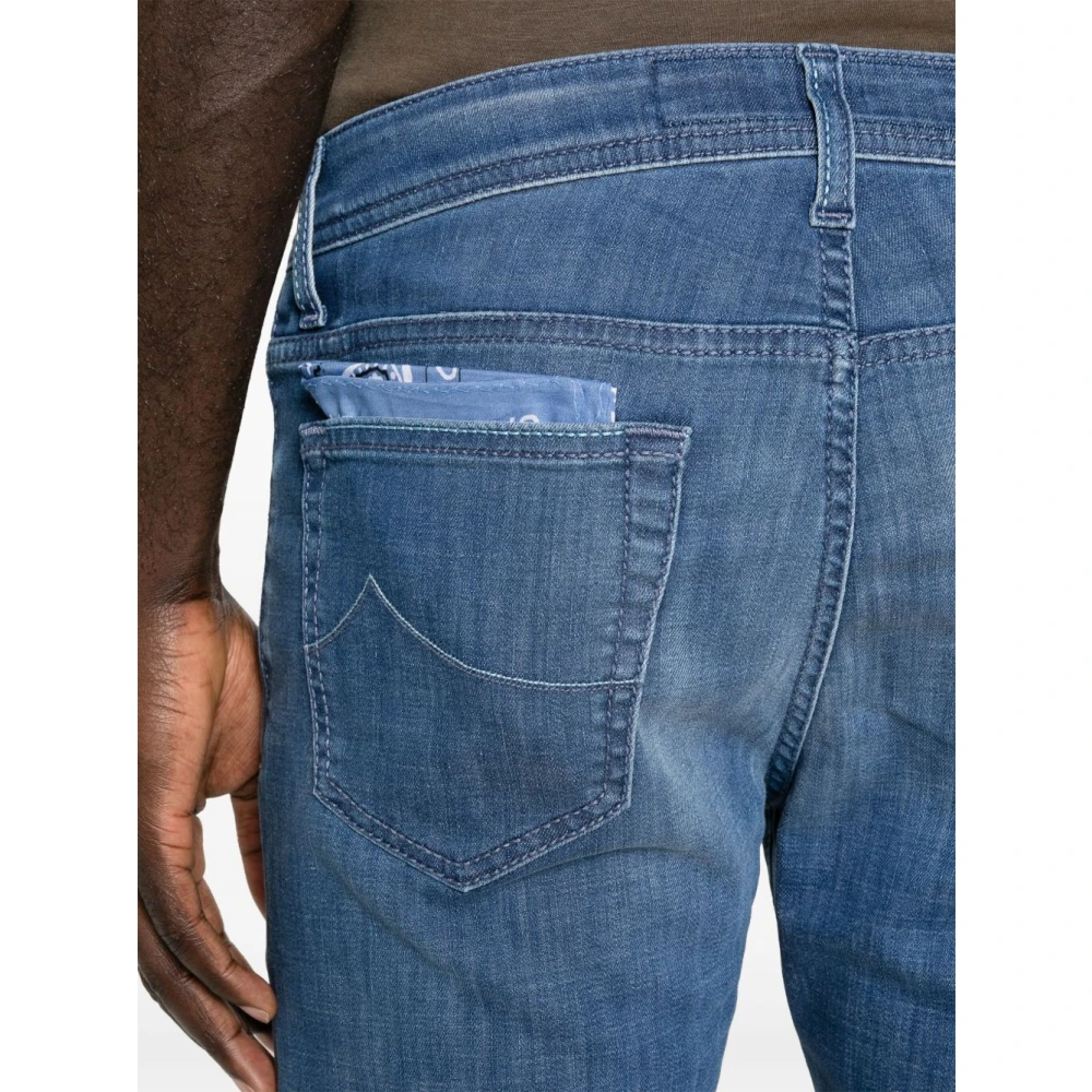 Jacob Cohën Slim Bard Indigo Jeans Blue Heren