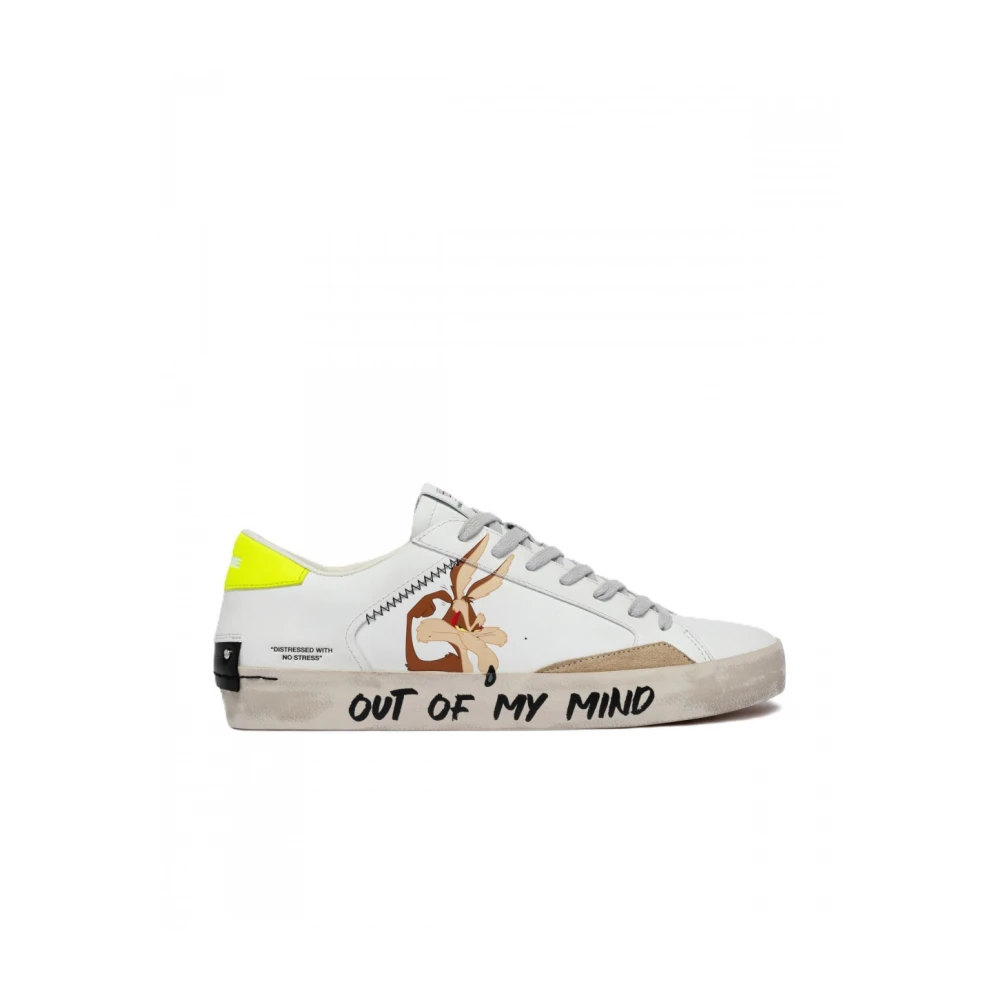 Crime London Distressed Sneaker Heren Schoenen Wit