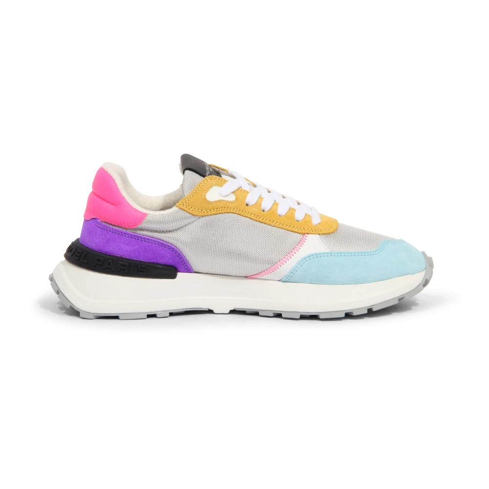 Philippe Model Multicolor Metalliska Låga Sneakers Antibes