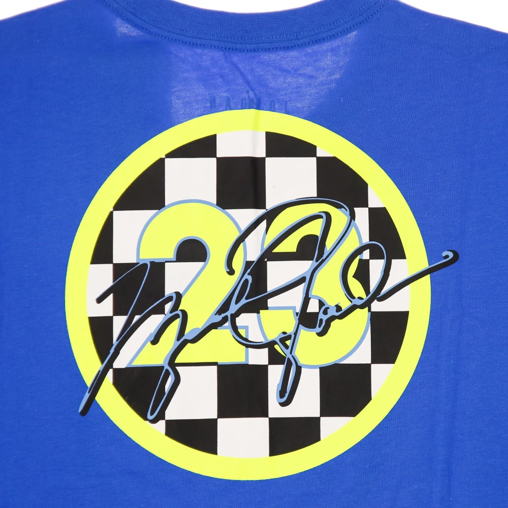 Jordan Sportieve Race Hybrid Crew T-Shirt Blauw Blue Heren