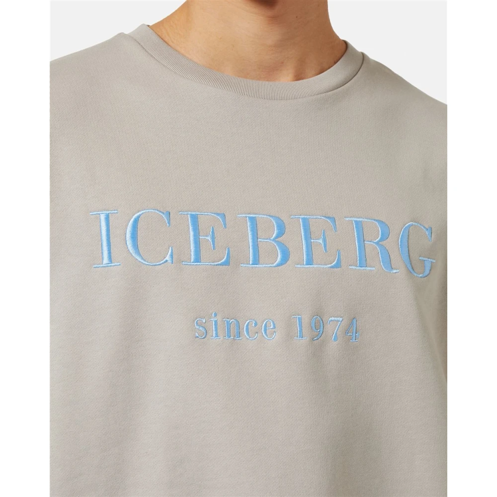 Iceberg Sweatshirts Gray Heren