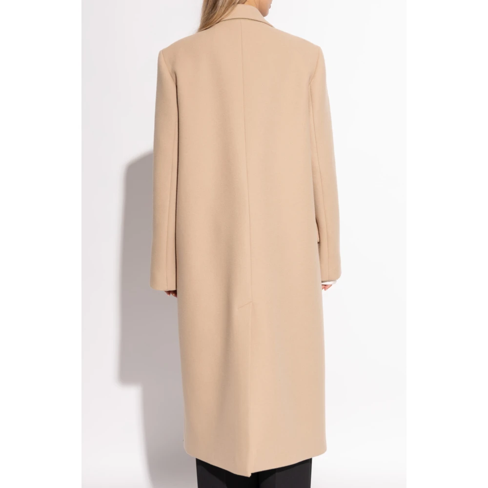 Jil Sander Wollen jas Beige Dames