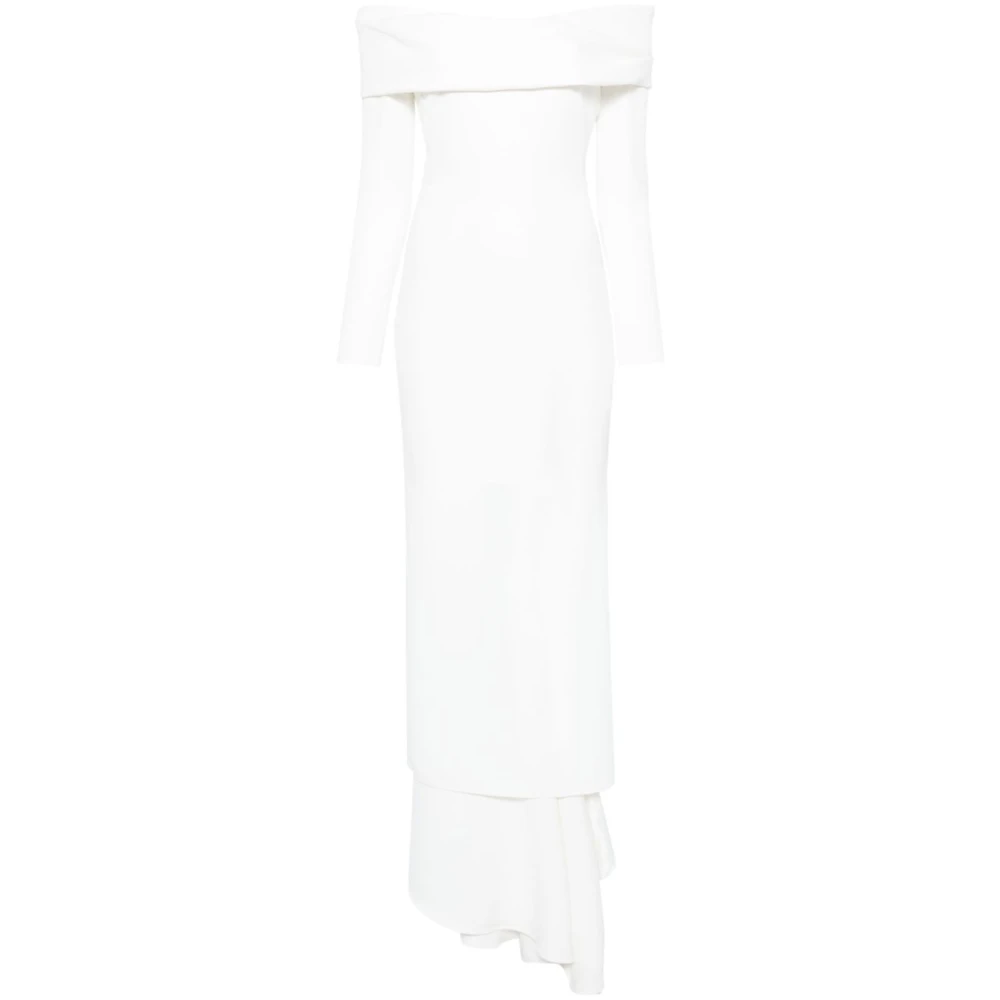 Solace London Witte Elegante Jurken White Dames