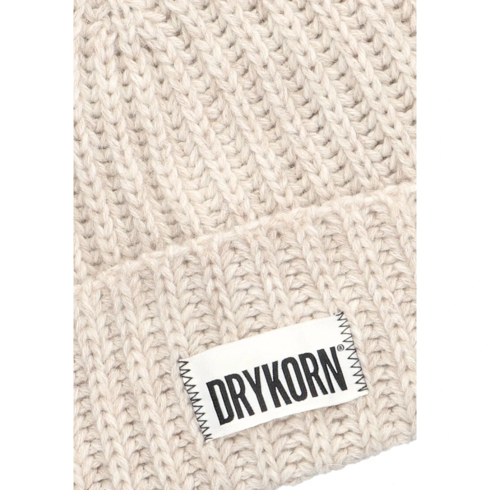 drykorn Bruine Gebreide Beanie Muts Brown Dames