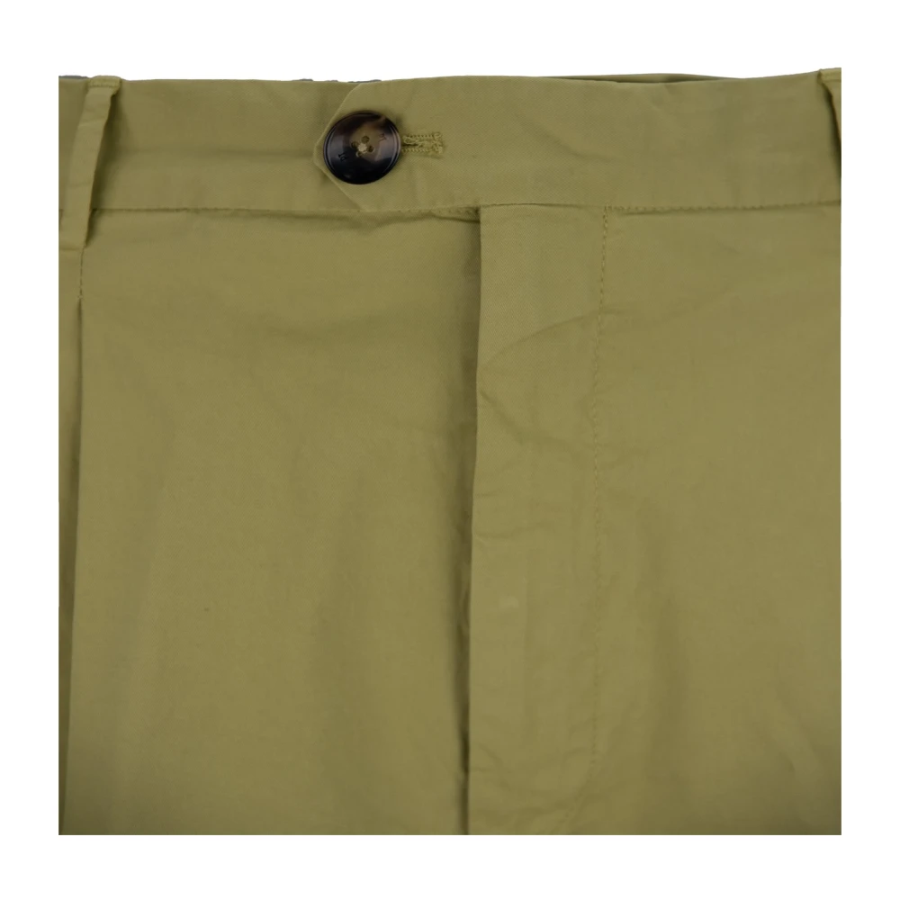 PT Torino Heren Knoop Rits Broek Yellow Heren