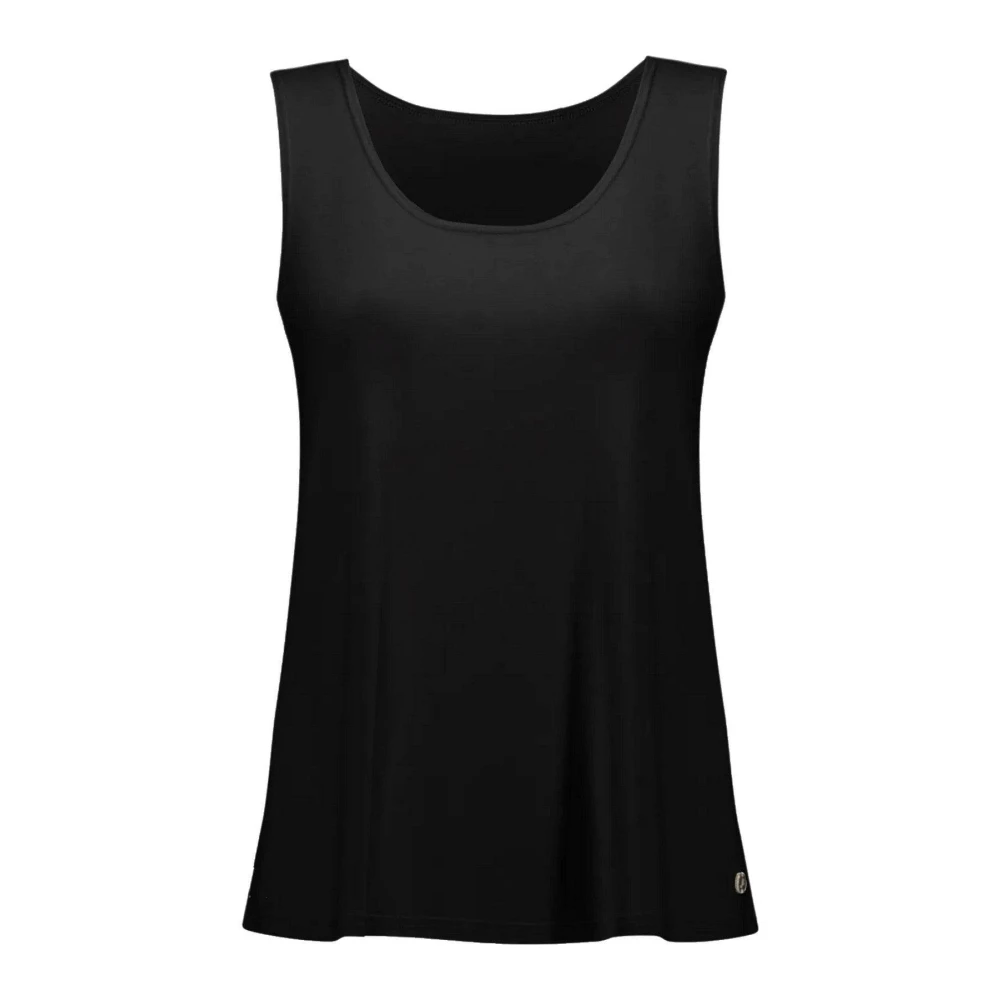 Joseph Ribkoff Women's Black Sleeveless Tops, S, Sleeveless Top