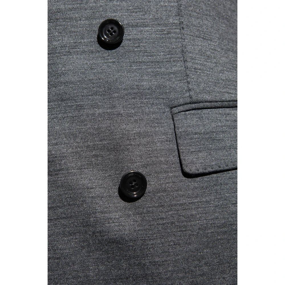 Dolce & Gabbana Dubbelrijige jas Gray Heren