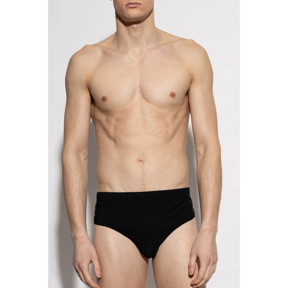 Balmain Zwembroek Black Heren