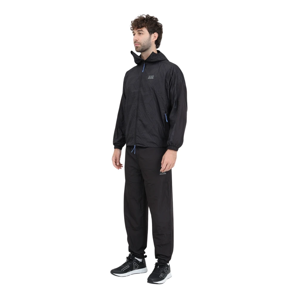 Emporio Armani EA7 Dynamische Atleet Zwart Trainingspak Black Heren