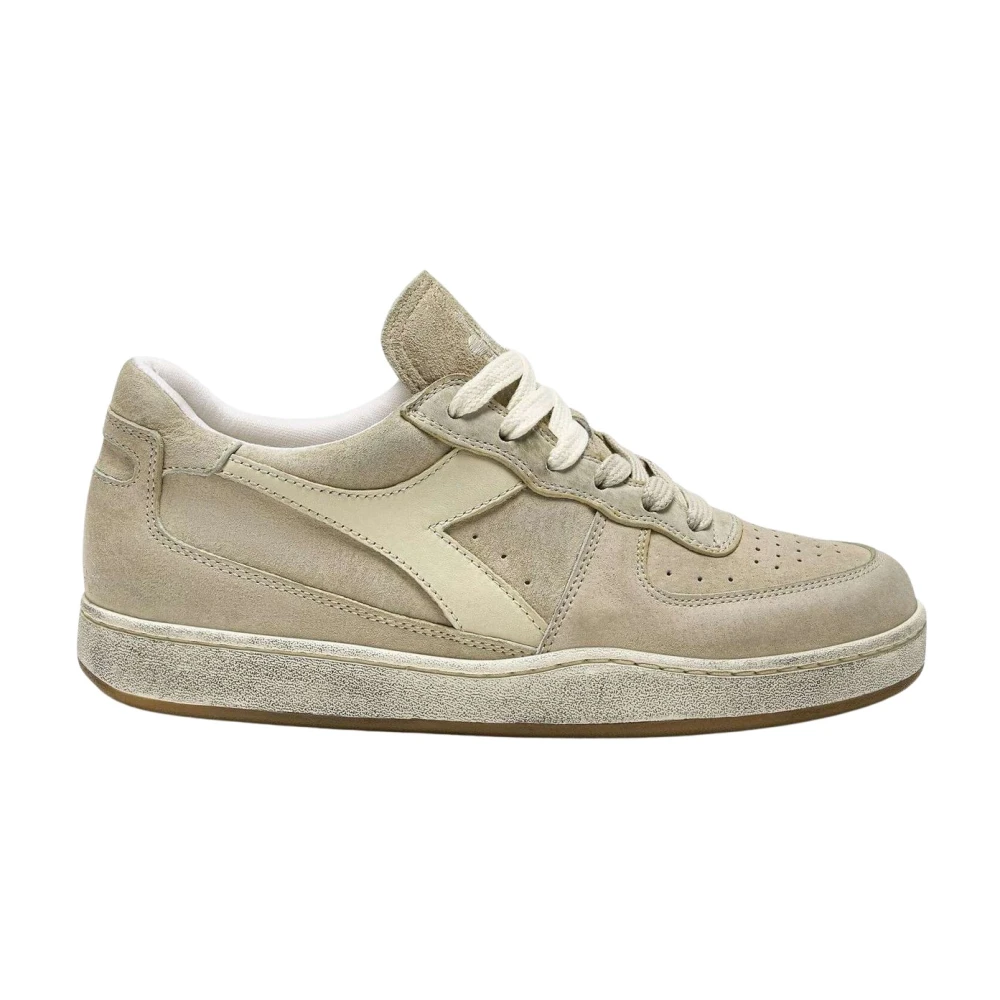 Diadora Suede Lage Used Basketball Schoenen Heren Schoenen Beige