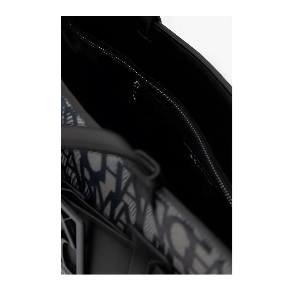 Armani Exchange Polyurethane Handtas Black Dames