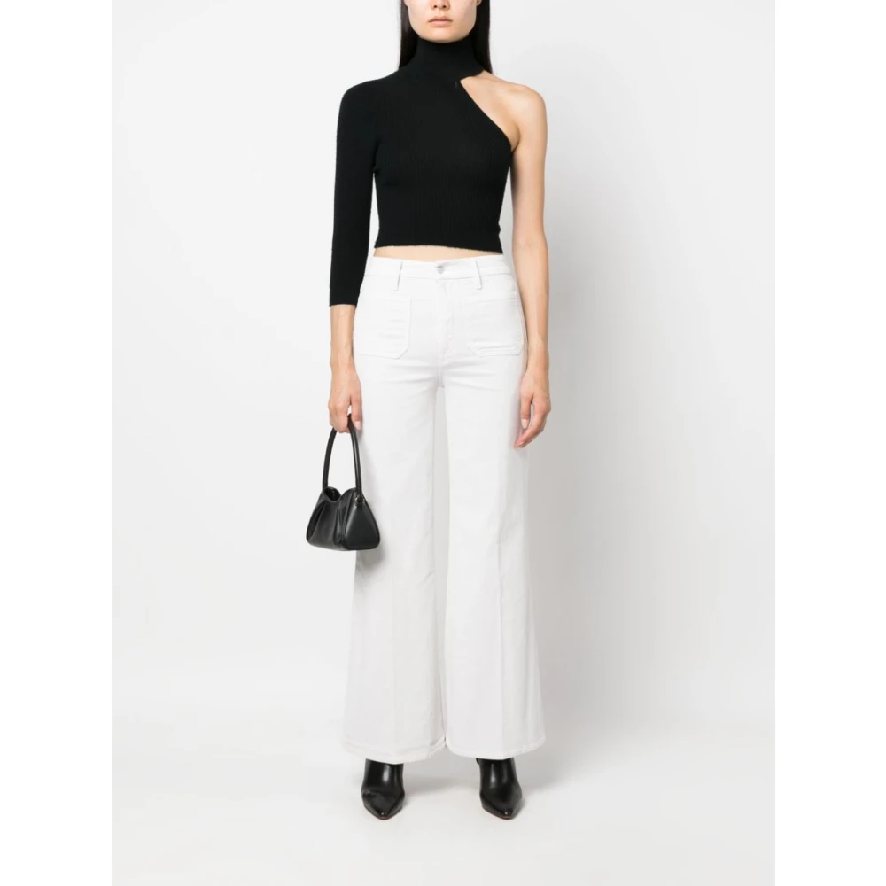 Mother Blauwe Jeans Aw23 Damesmode White Dames