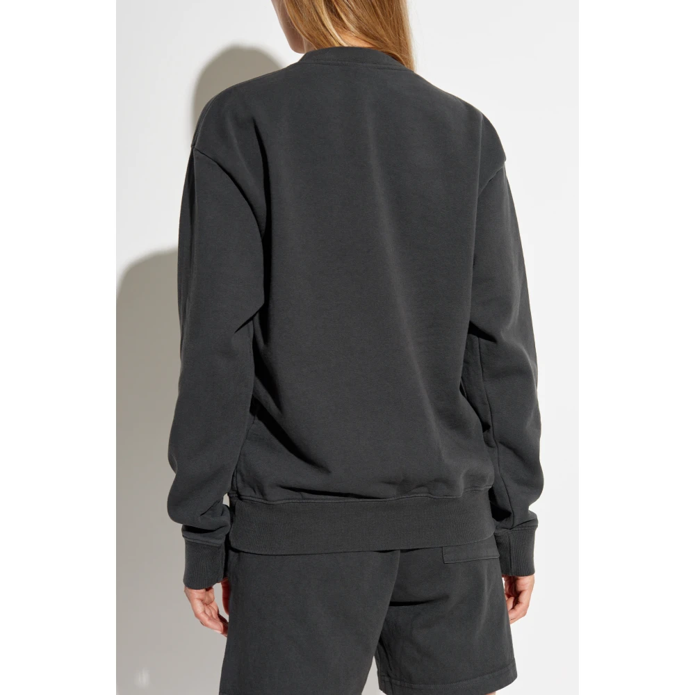 Sporty & Rich Katoenen sweatshirt Gray Unisex