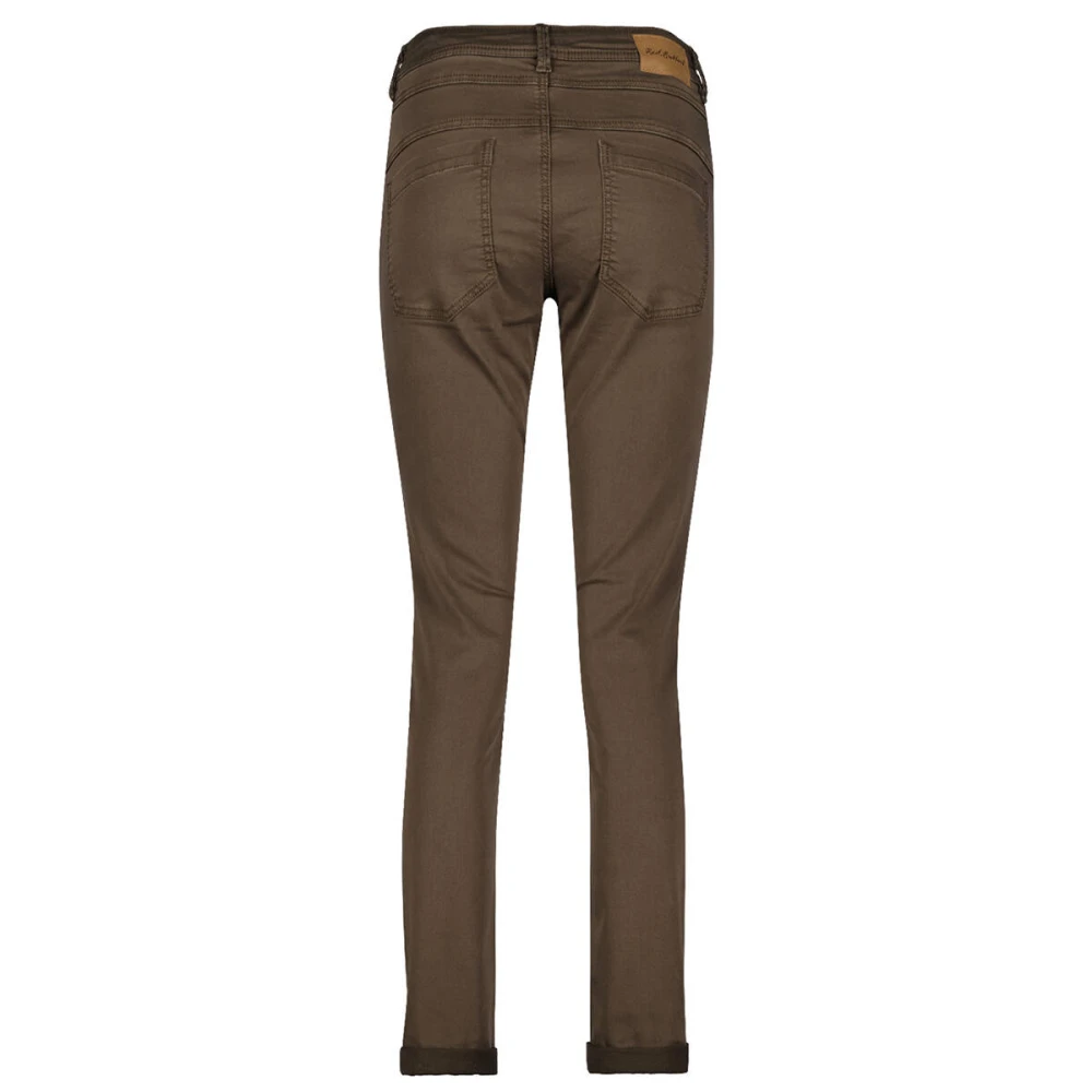 Red Button Ontspannen Jog Kleur Broek Brown Dames