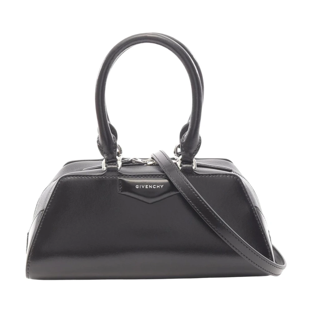 Givenchy Pre-Owned Women's Black Pre-Owned Vintage Leather Satchel Bag