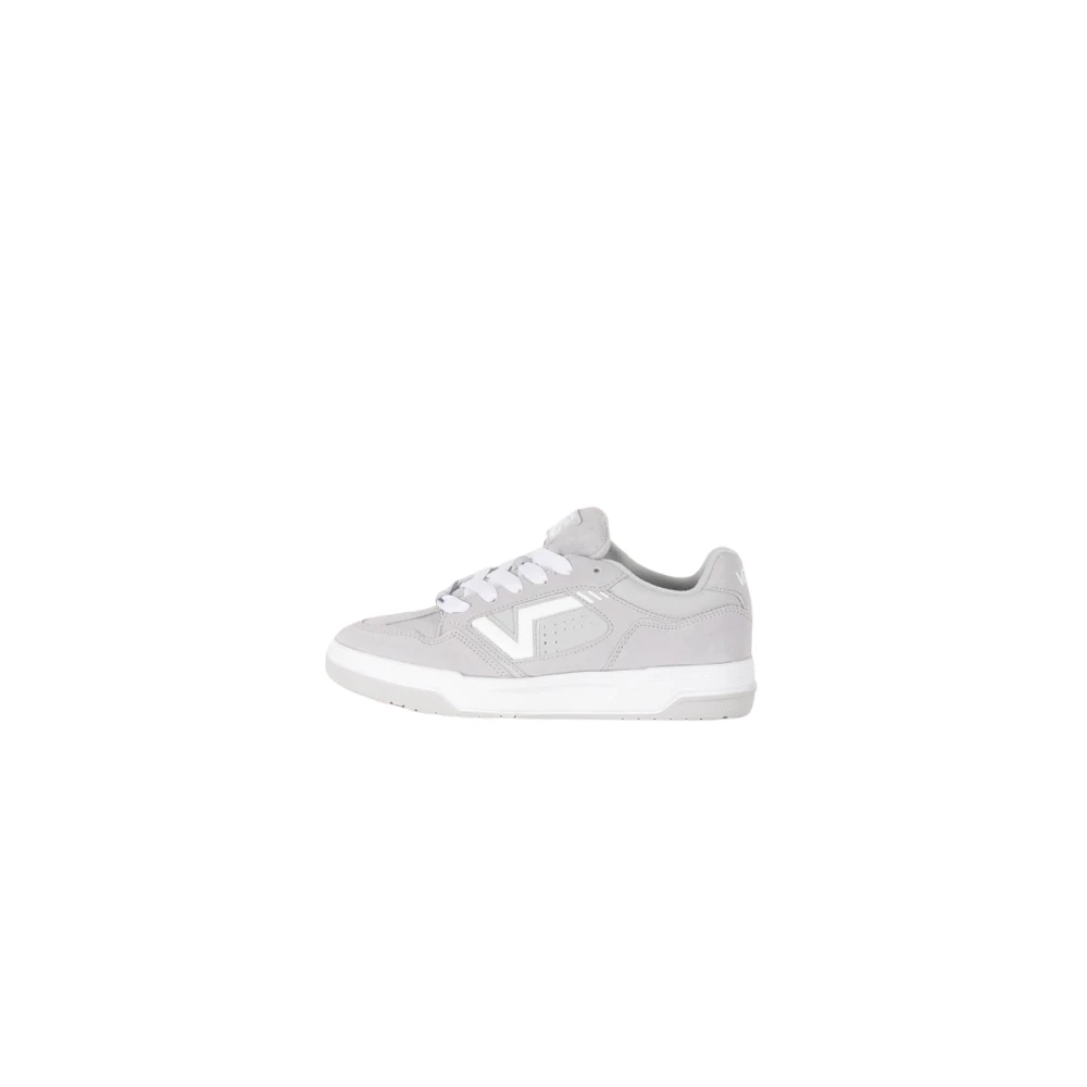 Vans Leren Sneakers met Rubberen Zool Heren Schoenen Grijs