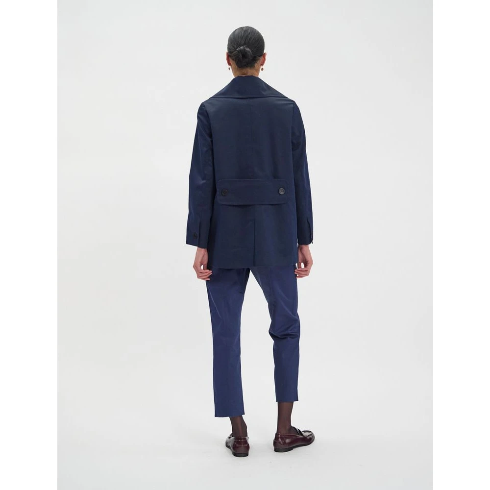Ines De La Fressange Paris Seraphine Coat Seraphine Jas Blue Dames