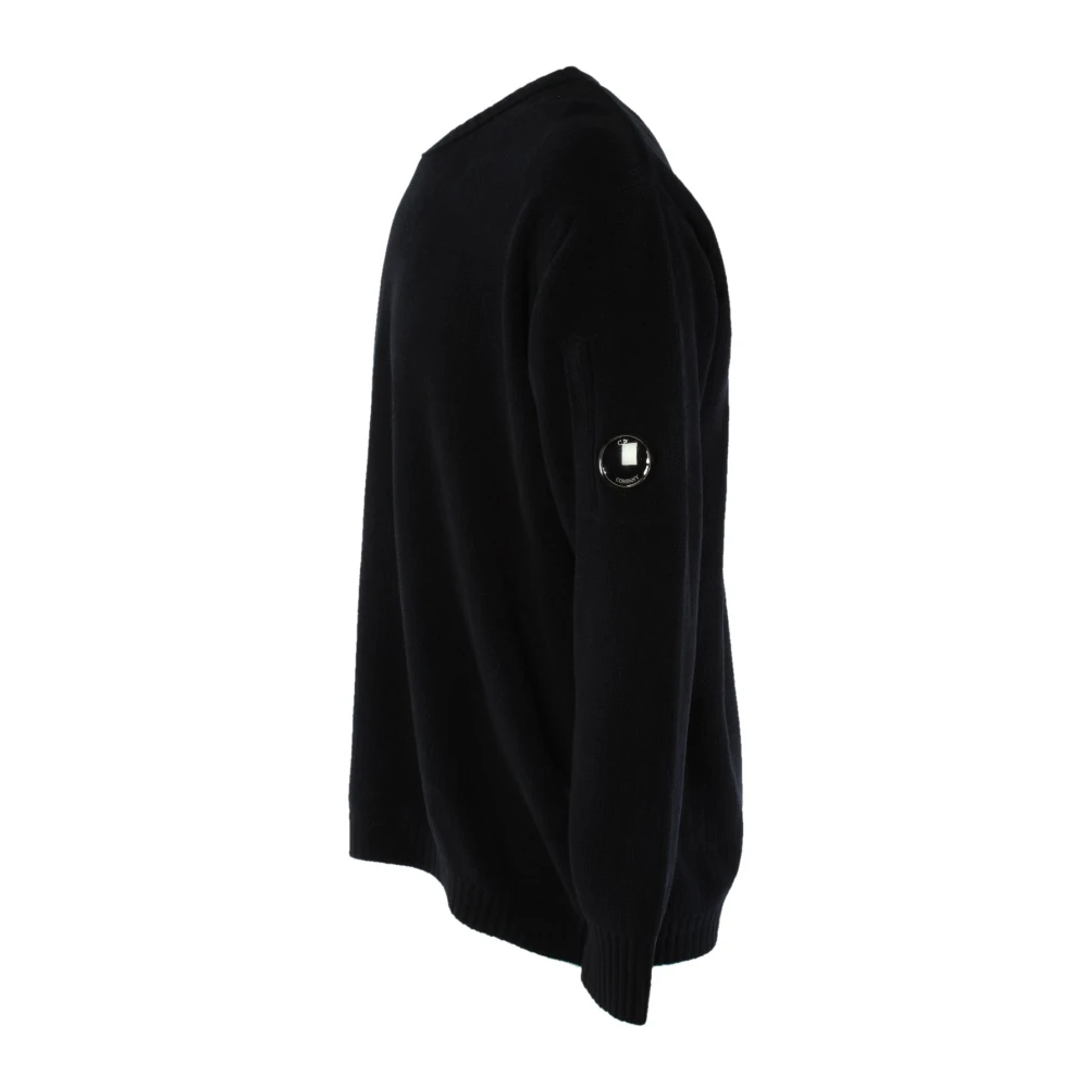 C.P. Company Zwarte Katoenen Trui Black Heren