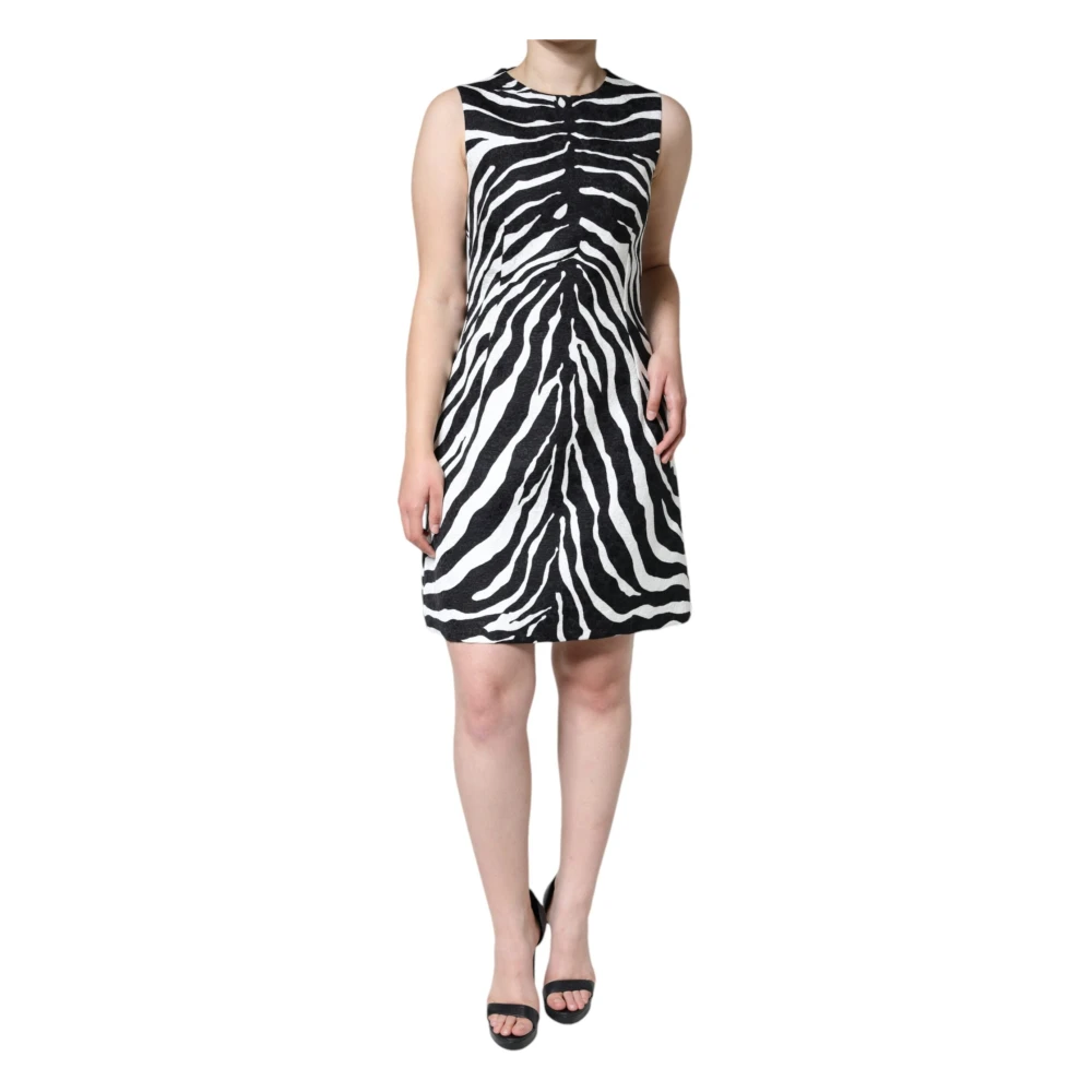 Dolce & Gabbana Women's Black A-Line Sheath Mini Dress