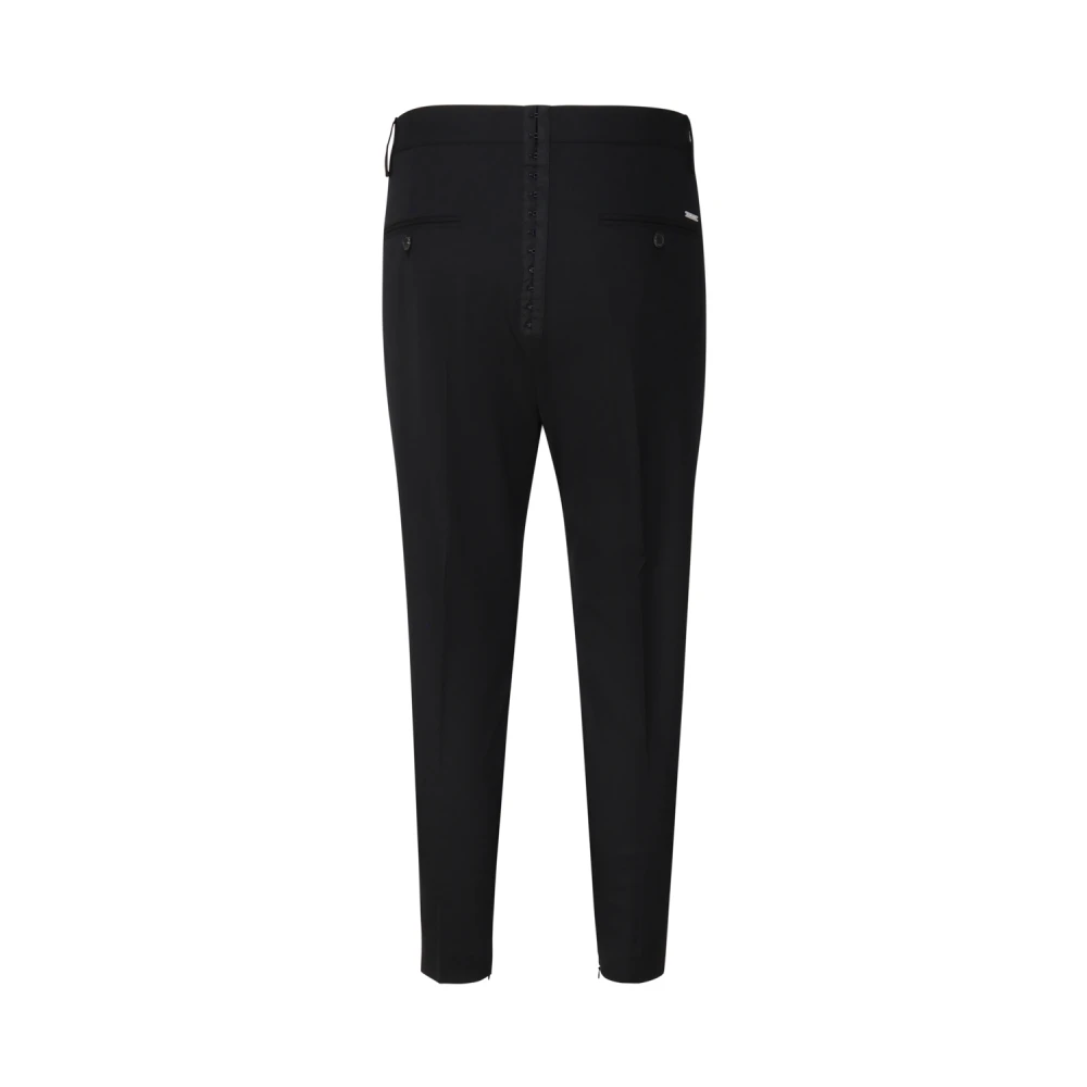 Dsquared2 Zwarte Jeans met 98% Katoen Black Heren