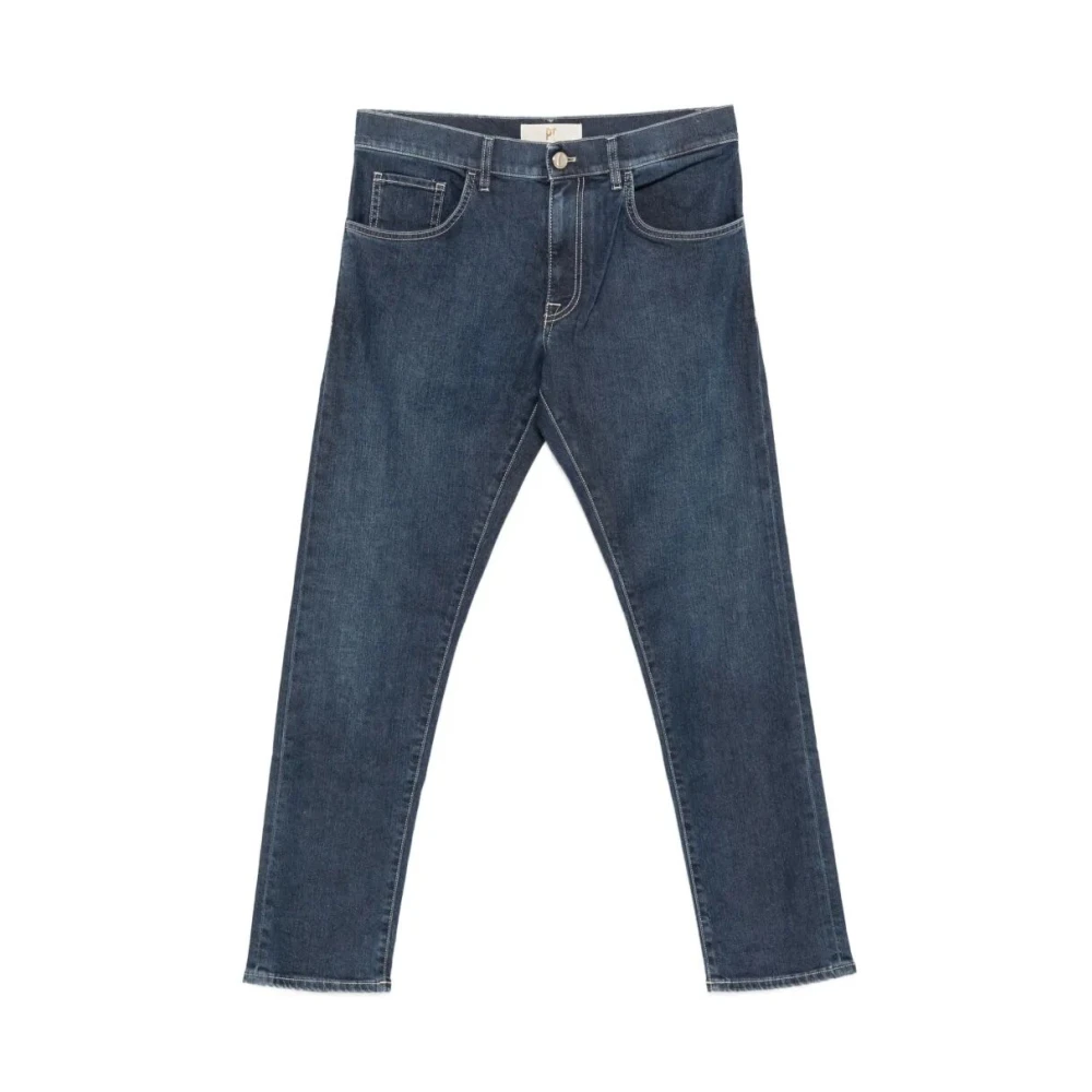 Pt Torino Men's Blue Breakbeat Zip Jeans - Straight Fit Jeans - W31 - Jeans
