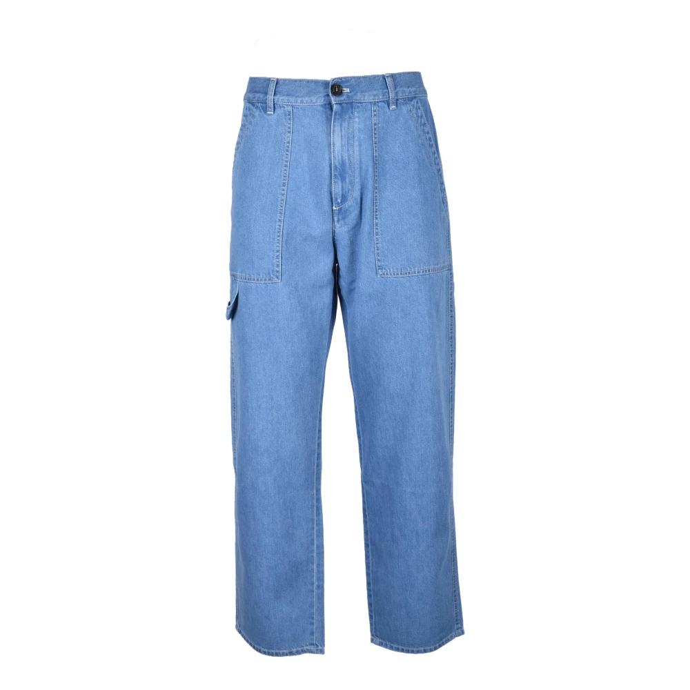 Philippe Model Katoenen Casual Broek Blue Heren