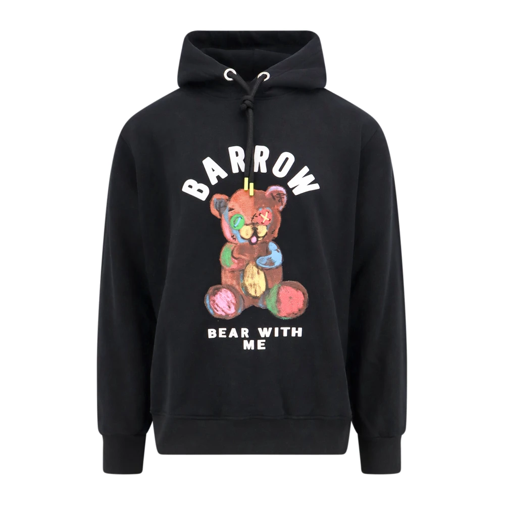Barrow Iconisch Katoenen Sweatshirt Black Heren