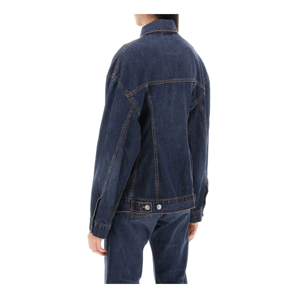 Balenciaga Zandloper Denim Jack Blue Dames