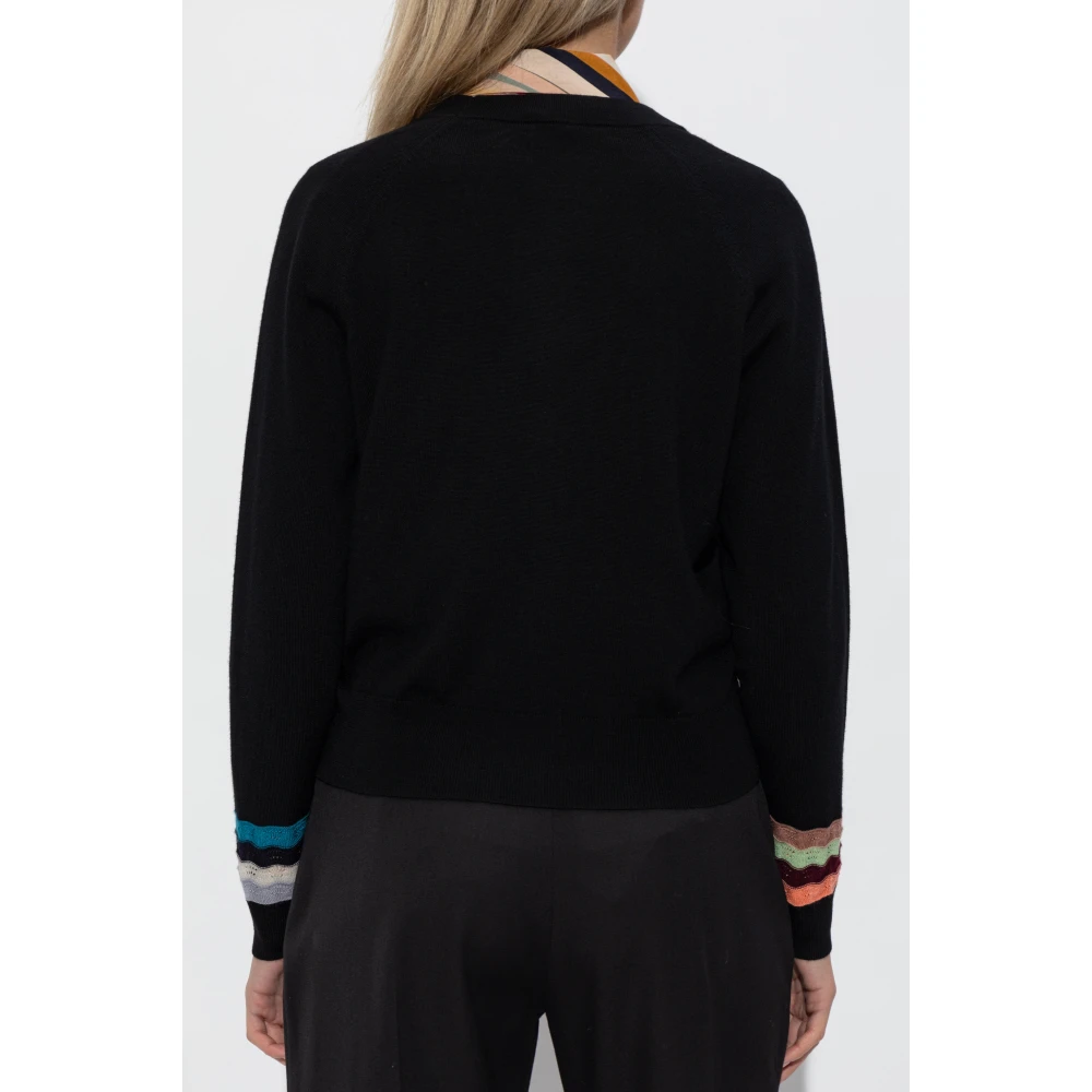 PS By Paul Smith Wollen vest Black Dames