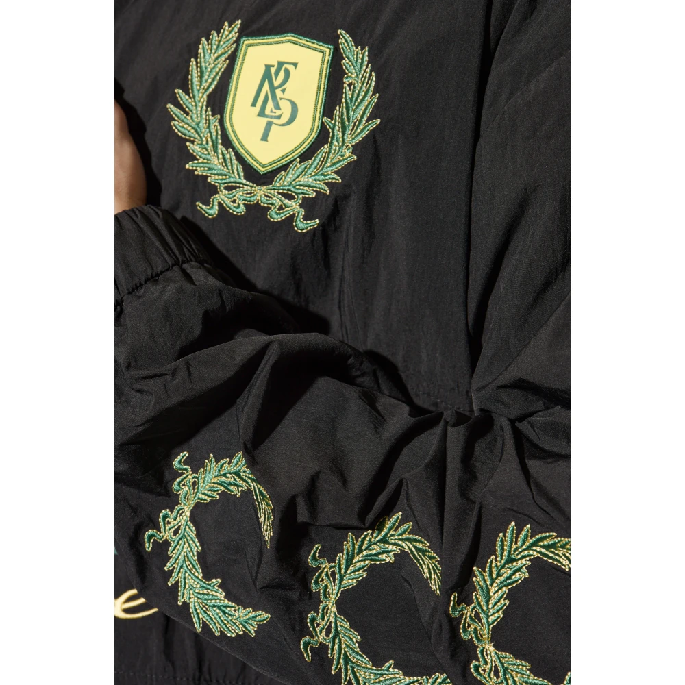 Represent Jacket met Logo Black Heren