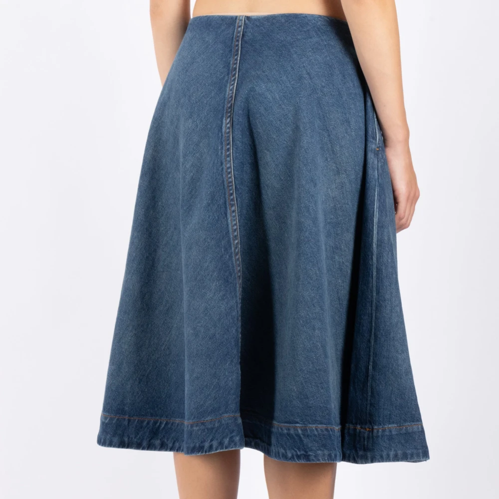 Khaite Denim Jeans met 100% Katoen Samenstelling Blue Dames