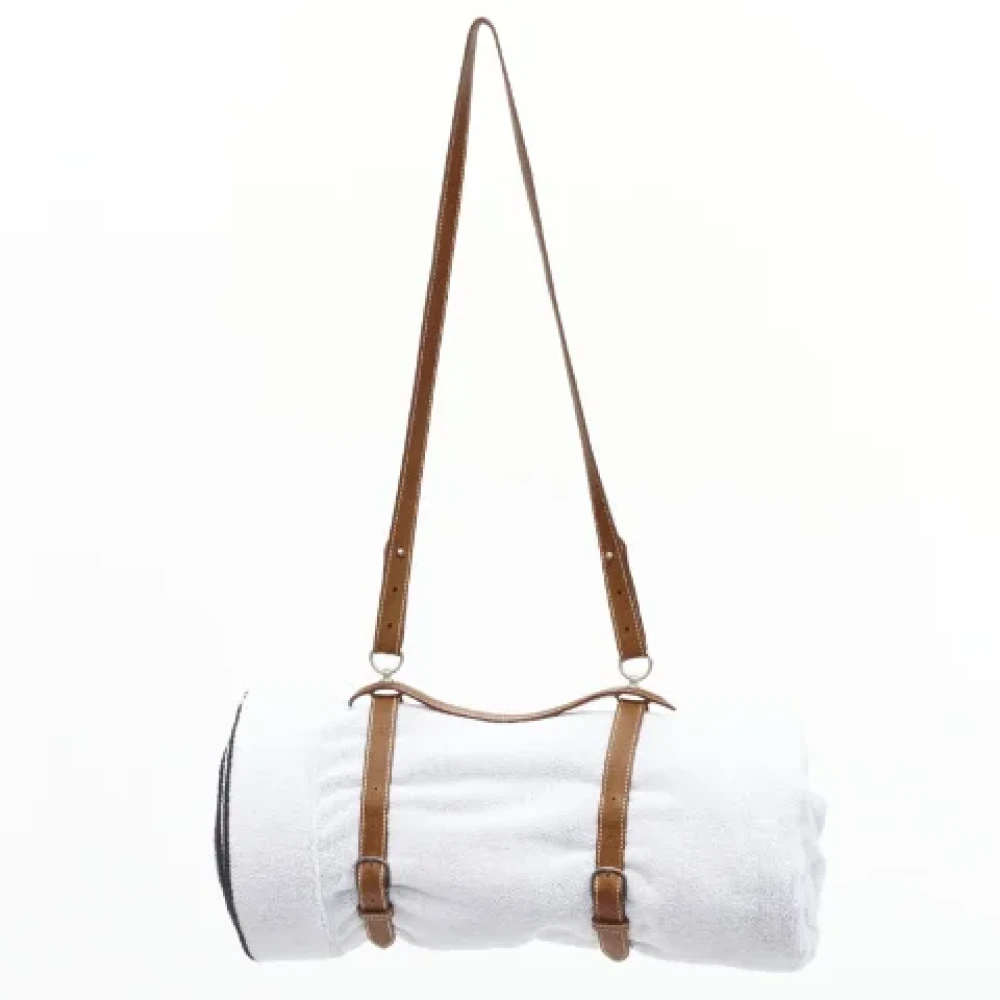 Hermès Vintage Pre-owned Leather shoulder-bags White Dames