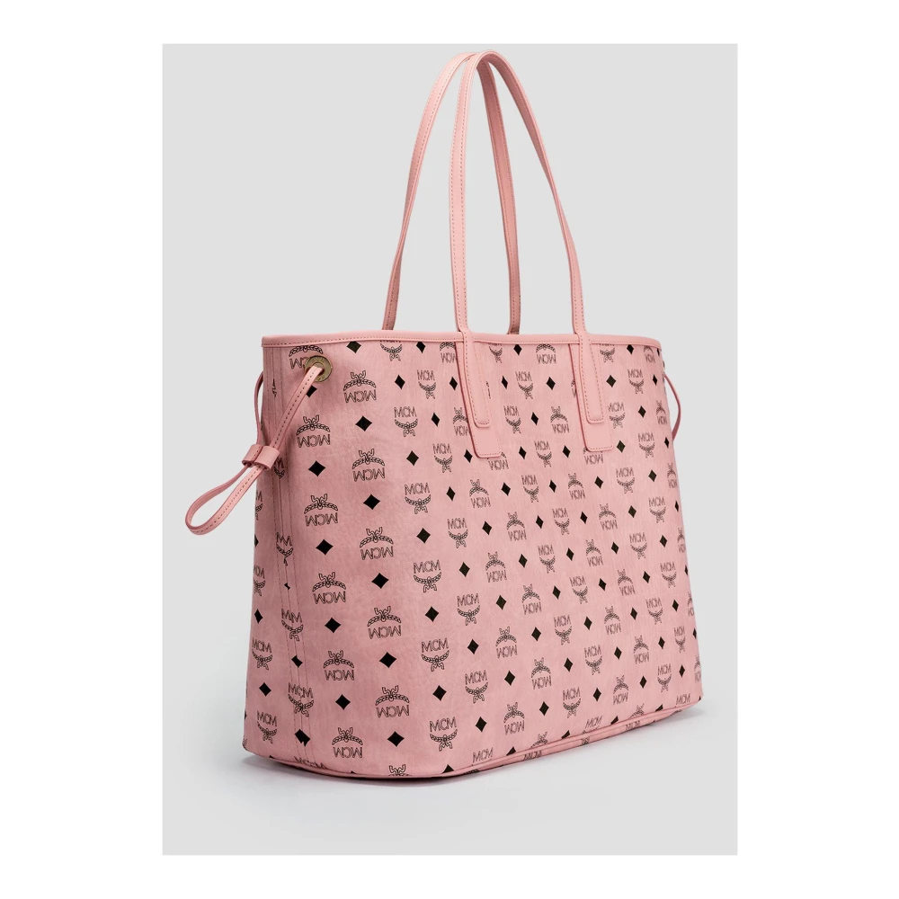 MCM Liz Shopper in Visetos Pink Dames