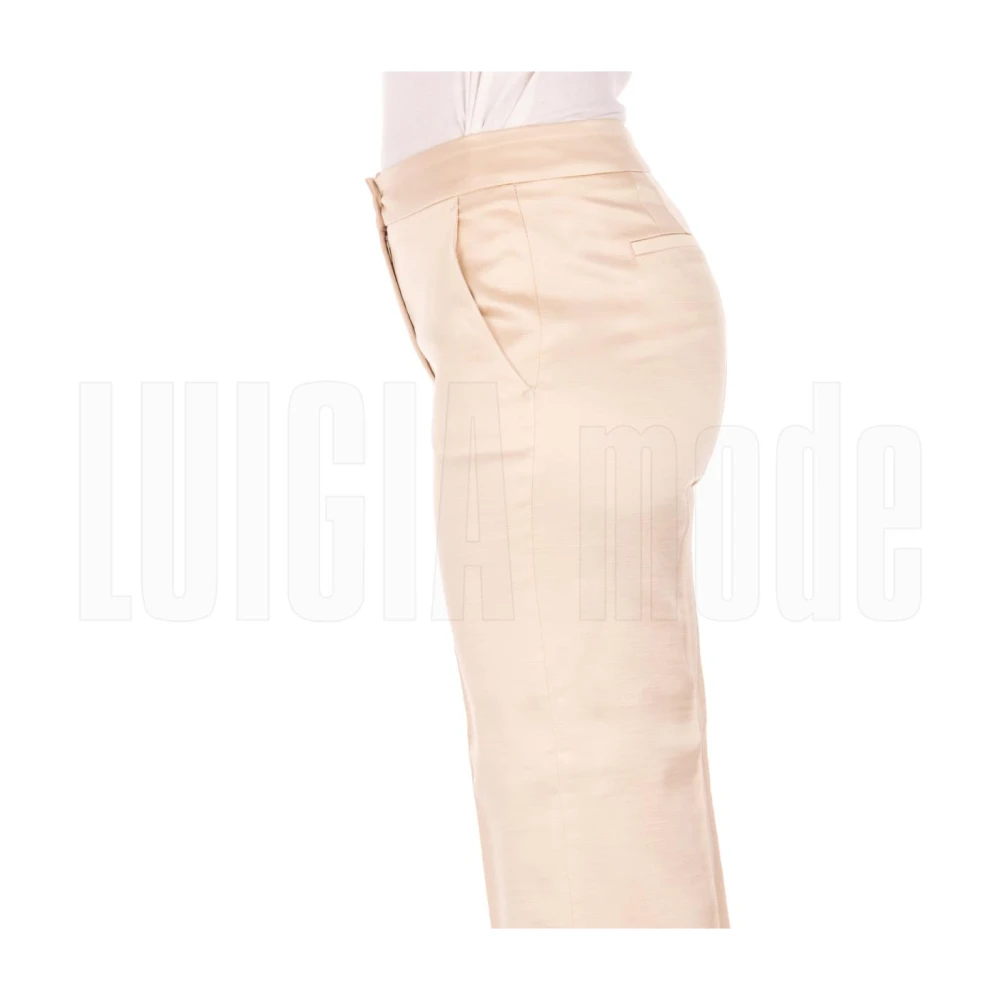 Via Masini 80 Stijlvolle Broek Beige Dames