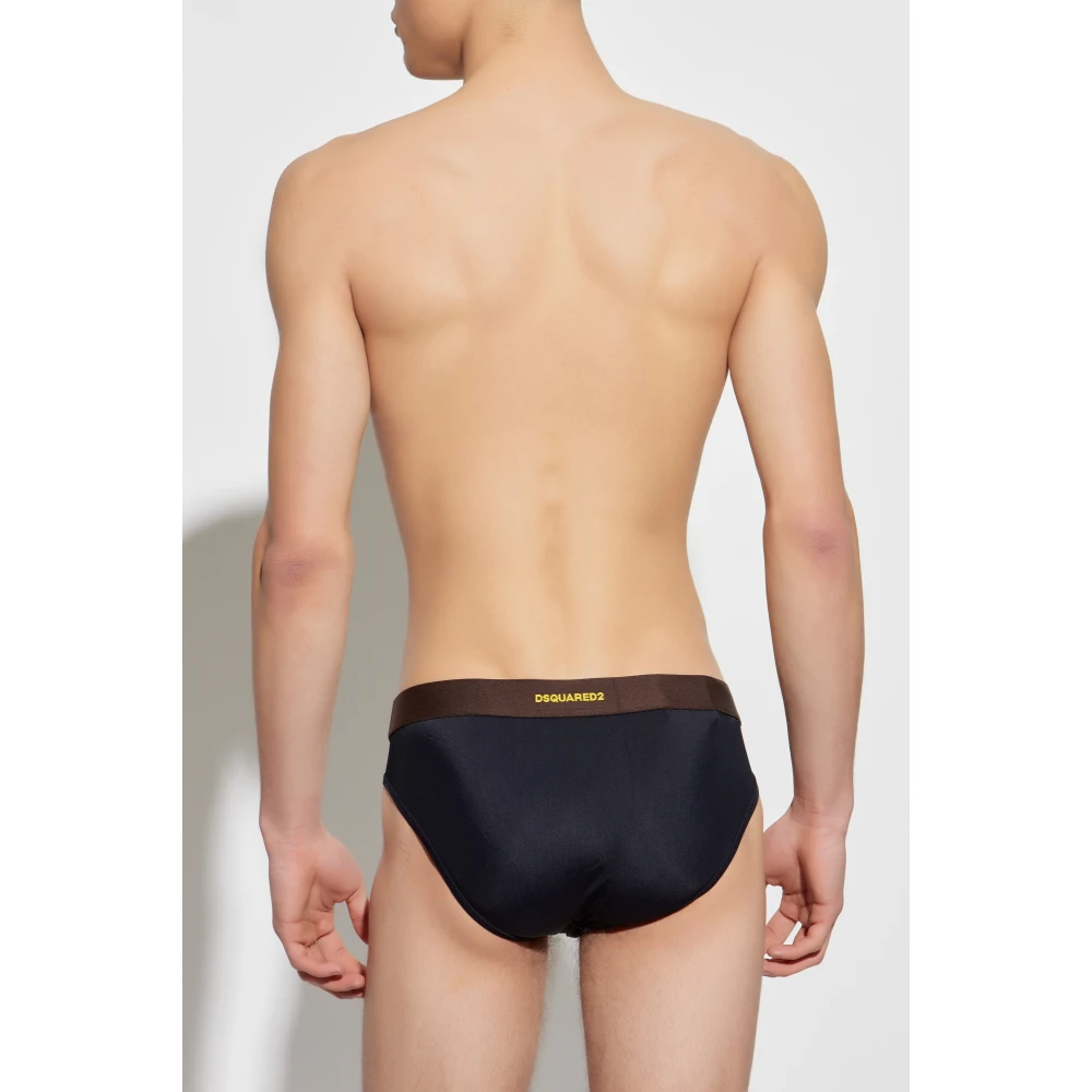 Dsquared2 Logo briefs Black Heren