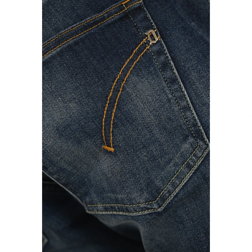 Dondup Blauwe Slim Fit Broek Blue Heren