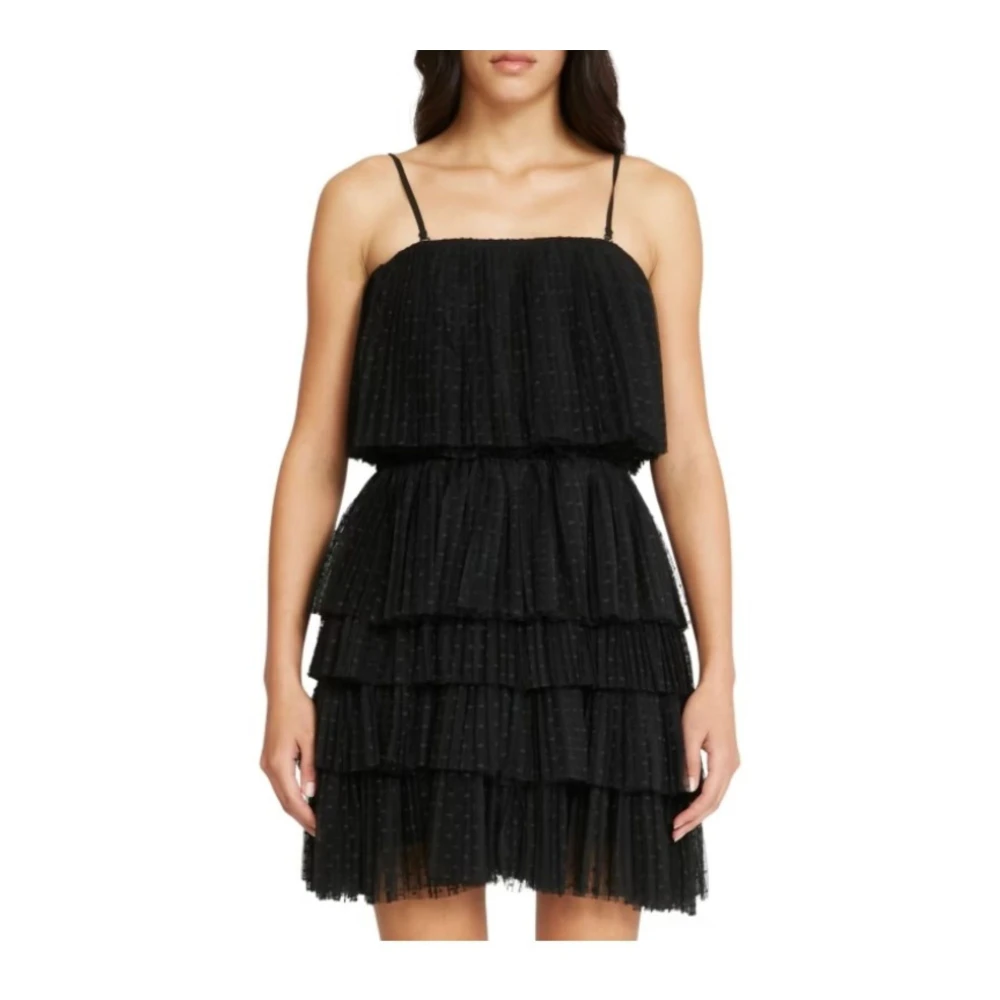 Silvian Heach Black Short Dresses, Female, Xs, Akilina Dress