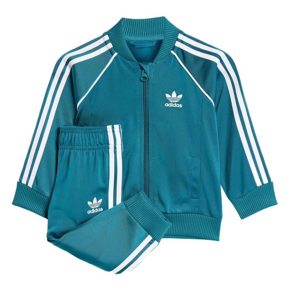 Adidas Adicolor Tracksuit för Barn Green, Pojke