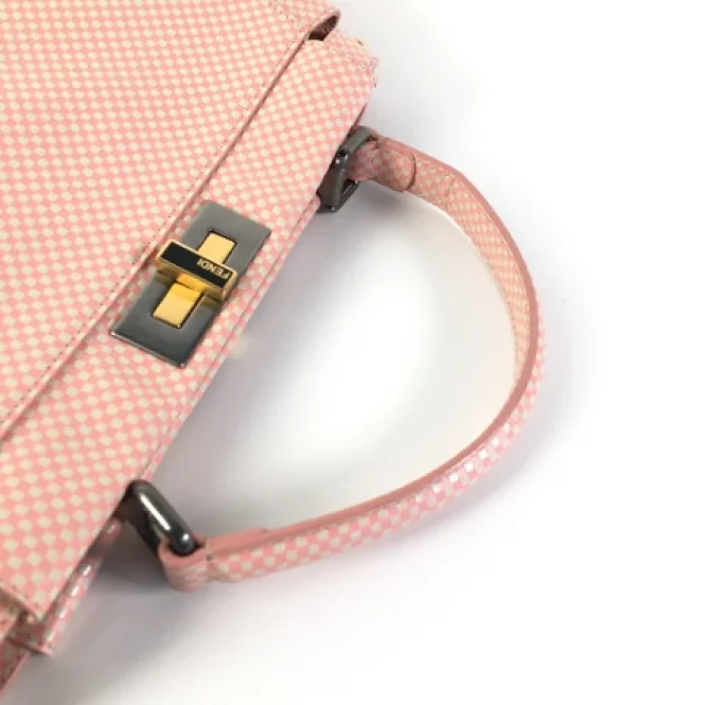 Fendi Vintage Pre-owned Leather fendi-bags Pink Dames