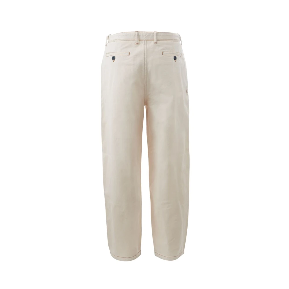 Emporio Armani Straight Jeans White Heren