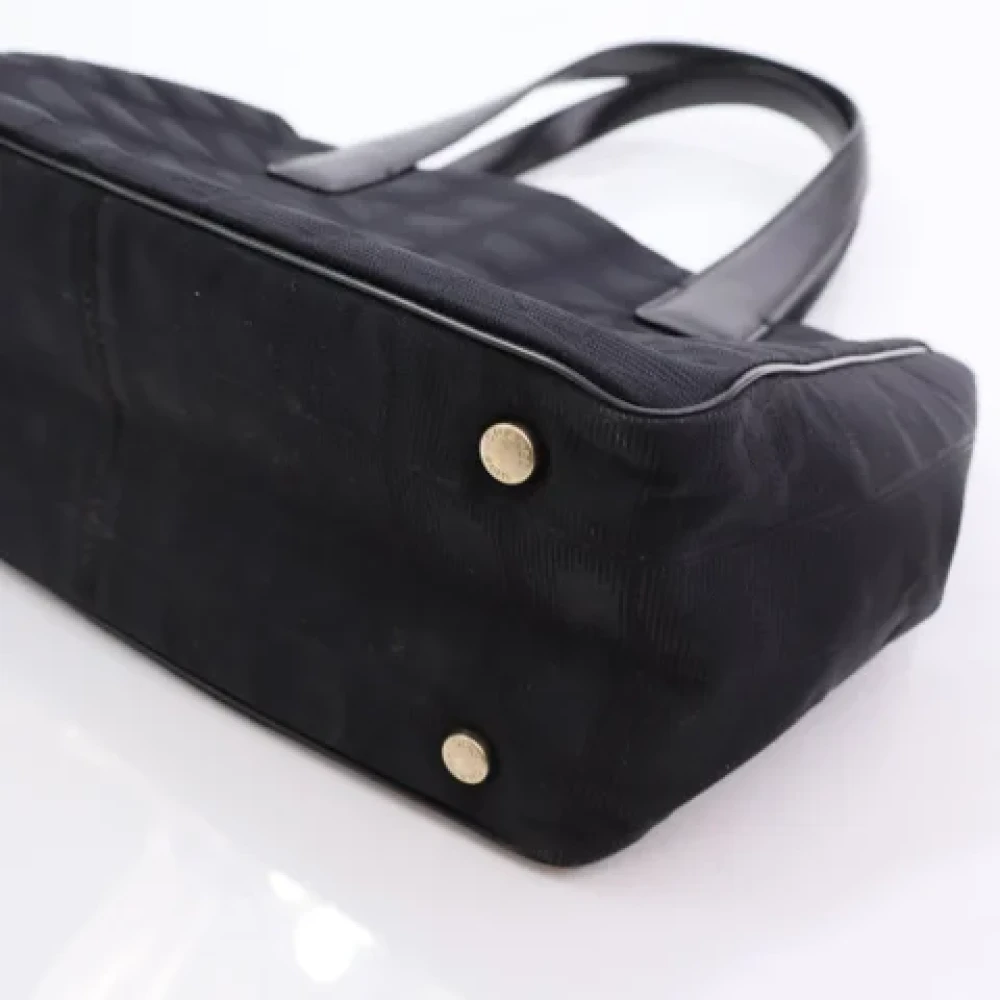 Chanel Vintage Pre-owned Nylon chanel-bags Black Dames