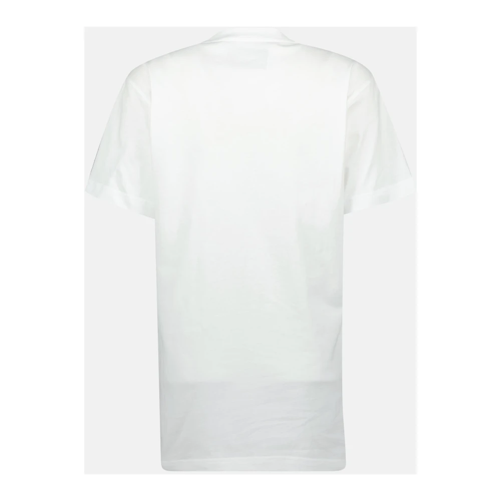 Moschino Wit Gansprint T-shirt Lente-Zomer 2025 White Dames