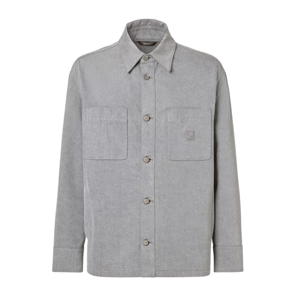 Fendi Herren Grau Go-To Jacket