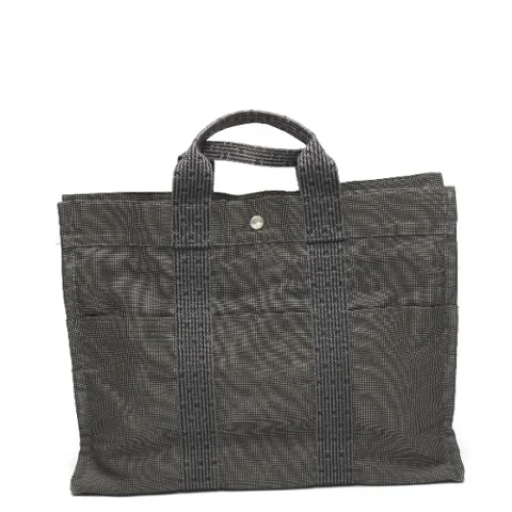 Hermès Vintage Pre-owned Fabric totes Black Dames