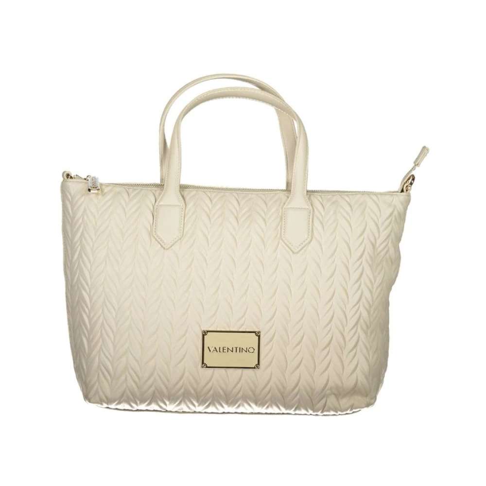 Valentino By Mario Valentino Women's White Handbag With Removable Shoulder Strap