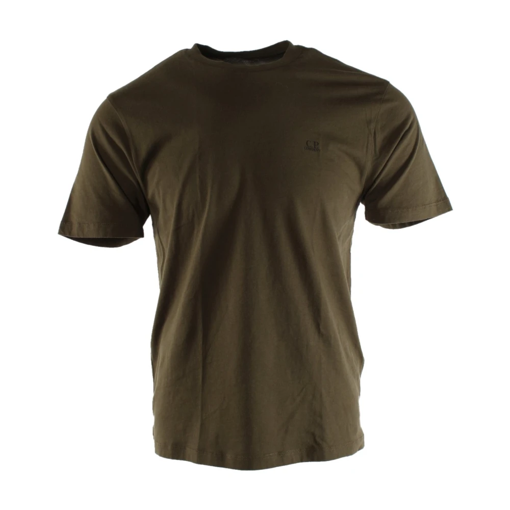 C.p. Company Men's Green T-Shirts, 2XL, Cotton T-Shirt For