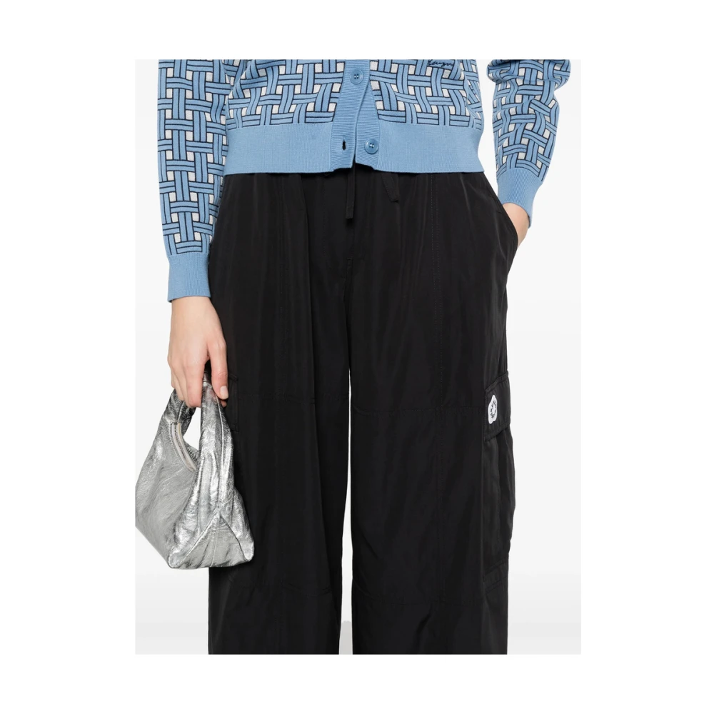 Kenzo Cargo Stijl Zwarte Broek Black Dames