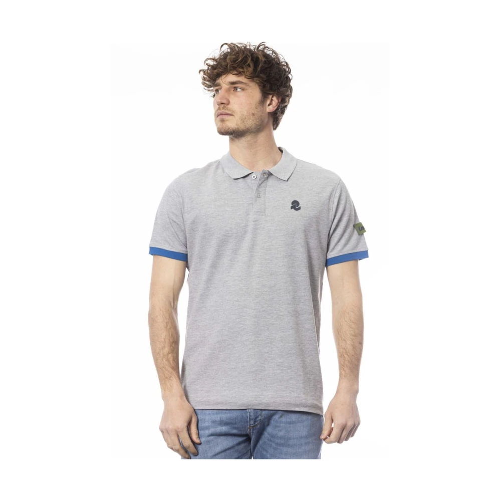 Invicta Grijs Katoenen Poloshirt Gray Heren